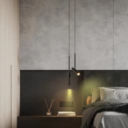 Nordic Black LED Chandelier Pendant Lights Bedroom Bedside Lighting Decor Dining Fixture Hanging Lamp Adjustable Angle Lustres