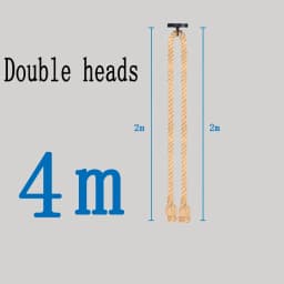 Vintage 1/2/3/4m Long Hemp Rope Retro Loft Single Head Double Heads Industrial Light Hanging Lamp Pendant Light Edison Lamp