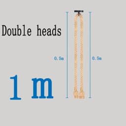 Vintage 1/2/3/4m Long Hemp Rope Retro Loft Single Head Double Heads Industrial Light Hanging Lamp Pendant Light Edison Lamp