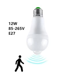 LED PIR Motion Sensor Light Bulb E27 Inteligent Human Infrared Induction White Warm Light Automatic Switch Light Bulb
