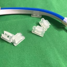 15pcs Neon LED Installation Accessary Silicon Slim Neon Flex LED Strip Clip