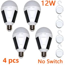 E27 Rechargeable LED Solar Bulb Lamp 7W 12W 85V-265V Outdoor Emergency Solar Powered Bulb Travel Fishing Camping Light Tent lamp