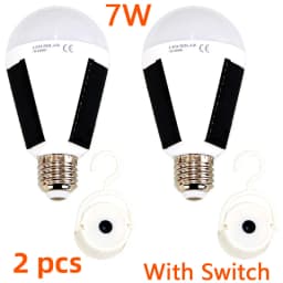 E27 Rechargeable LED Solar Bulb Lamp 7W 12W 85V-265V Outdoor Emergency Solar Powered Bulb Travel Fishing Camping Light Tent lamp