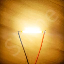 10pcs COB LED Filament Edison Bulb Lamp Parts 18.8mm 29mm 38mm 54mm 68mm DC 3V 12V 57V 80V Incandescent Light Diodes Accessories