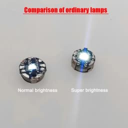 3 X Super Bright LED Magnetic Light Control Lamp Diy Toys Model Decorative Design Magnetic Induction Switch Lights w Battery