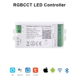 Tuya WiFi LED Controller Alexa Google Home Voice Control RGB RGBW CCT LED Strip Smart Controller APP BT RF Remote 2.4G DC12V-24V