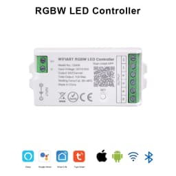 Tuya WiFi LED Controller Alexa Google Home Voice Control RGB RGBW CCT LED Strip Smart Controller APP BT RF Remote 2.4G DC12V-24V