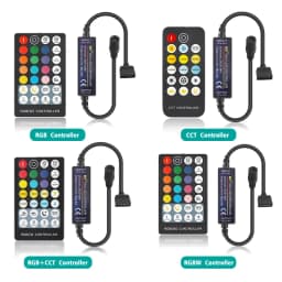Mini Wireless RGB Controller LED Strip RF Remote Control for 4 5 6 Pins RGB RGBW RGBWW CCT RGB+CCT LED Tape Light DC5-24V Dimmer