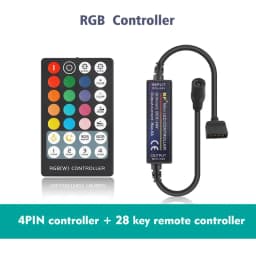Mini Wireless RGB Controller LED Strip RF Remote Control for 4 5 6 Pins RGB RGBW RGBWW CCT RGB+CCT LED Tape Light DC5-24V Dimmer