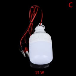 1pc LED Lamp DC 12V Portable Led Bulb 5W 9W 15W White Outdoor Camp Tent Night Fishing Hanging Light