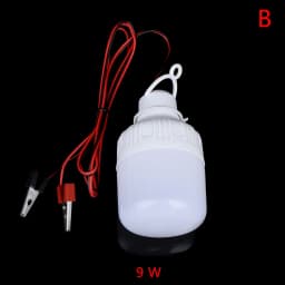 1pc LED Lamp DC 12V Portable Led Bulb 5W 9W 15W White Outdoor Camp Tent Night Fishing Hanging Light