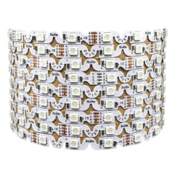 5m 12V 24V S Shape LED Strip LED Flexible Tape 5050 RGB Warm White 60LED/m Bending Channel Letter S Type Letter 8mm PCB