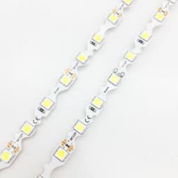 5m 12V 24V S Shape LED Strip LED Flexible Tape 5050 RGB Warm White 60LED/m Bending Channel Letter S Type Letter 8mm PCB