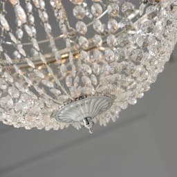 Premium Vintage Crystal Chandelier Ceiling Light Shade Drop Light Easy Fitting Charlotte Pendant Lampshade Without cord kit