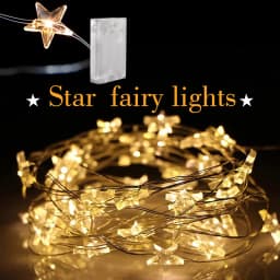 6M Star Fairy Lights Mini LED String Garland Decoration For Bedroom Garden Curtain Battery 3XAA Outdoor Wedding Party Lighting