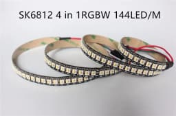SK6812 RGBW (Similar Ws2812b) 4 in 1 1m/4m/5m 30/60/144 Leds/Pixels/M Individual Addressable Strip WW NW IP30/65/67 DC5V