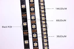 SK6812 RGBW (Similar Ws2812b) 4 in 1 1m/4m/5m 30/60/144 Leds/Pixels/M Individual Addressable Strip WW NW IP30/65/67 DC5V