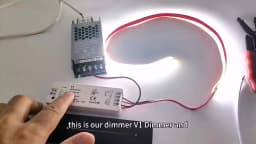 LED Dimmer 12V 5V 24V 36V 8A PWM Wireless RF Switch with 2.4G Brightness Adjustment Touch Remote for Single Color LED Strip V1