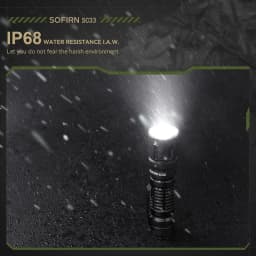 SOFIRN SC33 LED Tactical Flashlight XHP70.3 HI 5200lm Powerful 21700 Type C Rechargeable Torch E-switch Outdoor Light