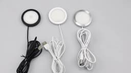 LED Spotlight USB 5V Ultra-thin Cabinet Mini Lamp with Switch 3w 5w 7w Display Jewelry Ceiling Spotlight with 3M Sticker Indoor