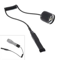Flashlight Remote Pressure Switch Fit for A100/C8/T50 /B158/501B/502B Zoomable LED Torch Tactical LED Flashlight Accessories