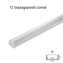 1-30pcs/Lot perfil aluminio led Corner Aluminium Profile Channel Holder for LED Strip Light Bar Cabinet Lamp Kitchen Closet
