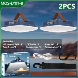 MOSLIGHTING Rechargeable Camping Strong Light Magnet Zoom Torch Tent lantern working maintenance lighting 80W Outdoors LED USB