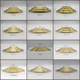 M10 Ceramic Desk Lamp Brass Base Cover Pure Copper Desk Lamp Plate I-Shaped Connector DIY Brass Lighting Hardware Accessories