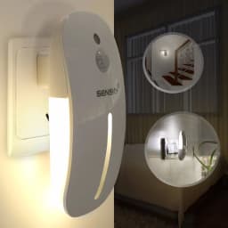 SENSKY Motion Sensor LED Night Light US PLUG EU PLUG UK PLUG For Hallway Pathway
