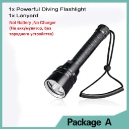 Powerful 10000LM 3/5 LED Professional Dive Light IPX8 Waterproof led Scuba Diving Flashlight LED Underwater 200M Torch Lanterna