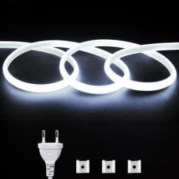 220V COB Led Strip Light Tape 288 LEDs/M Soft Flexible Tape IP65 Waterproof with EU Power Plug 1m-30m for Garden Lighting Decor