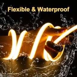 220V COB Led Strip Light Tape 288 LEDs/M Soft Flexible Tape IP65 Waterproof with EU Power Plug 1m-30m for Garden Lighting Decor