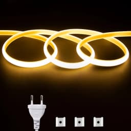 220V COB Led Strip Light Tape 288 LEDs/M Soft Flexible Tape IP65 Waterproof with EU Power Plug 1m-30m for Garden Lighting Decor