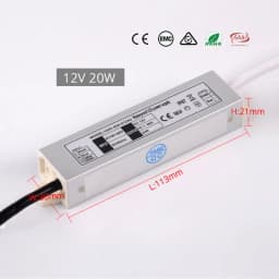 Waterproof LED Power Supply 10W 20W 45W 220V to 12V Driver for LEDs Spotlights Transformer IP67