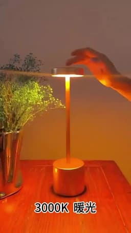 LED Table Lamp Touch Sensor Night Light USB Rechargeable Portable Bedroom Night Light Wireless Reading Lamp Restaurant Hotel Bar