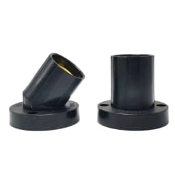 1pcs Rotatable Straight Oblique E27 Lamp Holder 10A Flat Screw Led Lighting Bulb Head Base 230V Black White
