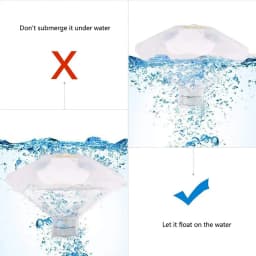 Floating Underwater Light RGB Submersible LED Disco Light Glow Show Swimming Pool Hot Tub Spa Lamp Bath Light