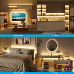 USB Homekit COB LED Strip Light 5V 1m 2m Warm white Neutral white Dimmable Flexible Lamp 3000K 4000K 6500K Siri Voice Control