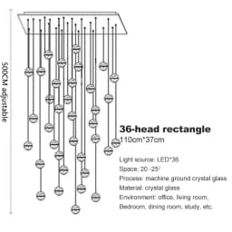 Spiral Staircase Living Room Chandeliers Crystal Ball Led Ceiling Light Lustre Chandelier Modern 2026 Decoration Bedroom Dining