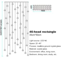 Spiral Staircase Living Room Chandeliers Crystal Ball Led Ceiling Light Lustre Chandelier Modern 2026 Decoration Bedroom Dining