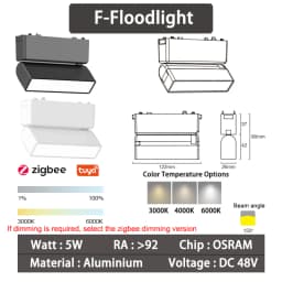 Ultra Thin Rail Smart Tuya Zigbee Dimmable Ceiling Surface Mount Magnetie Track Light Modern Magnet Flood Grille Spot LED Lamp