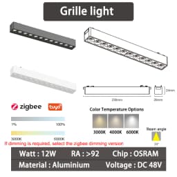 Ultra Thin Rail Smart Tuya Zigbee Dimmable Ceiling Surface Mount Magnetie Track Light Modern Magnet Flood Grille Spot LED Lamp