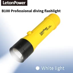 Diving Flashlight 3000LM CERR LED focus long waterproof night submersible fishing IPX8 outdoor underwater strong penetrati