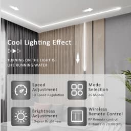 DC 5-24V Horse Racing LED Strip Controller 3 Keys Panel Sync Control WS2811 1903 IC SMD2835 Single Color COB Running Water Light