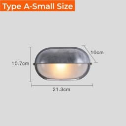 Outdoor Retro LED Wall Lamp E27 Industrial Vintage IP65 Waterproof Glass Ceiling Sconce Bathroom Garden Porch Wall Light Fixture
