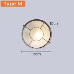 Outdoor Retro LED Wall Lamp E27 Industrial Vintage IP65 Waterproof Glass Ceiling Sconce Bathroom Garden Porch Wall Light Fixture