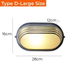 Outdoor Retro LED Wall Lamp E27 Industrial Vintage IP65 Waterproof Glass Ceiling Sconce Bathroom Garden Porch Wall Light Fixture