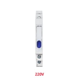 Din Rail Indicator Light 230V AC/DC Modular Din Rail Lamp Indicator Light JD9 50/60Hz Single Light Dual Lamp