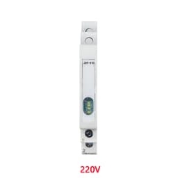 Din Rail Indicator Light 230V AC/DC Modular Din Rail Lamp Indicator Light JD9 50/60Hz Single Light Dual Lamp