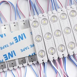 20pcs DC12V 24V 2835 3LED Module Injection Waterproof IP67 Decorative 2835 Strip Bar Light Lamp White Red Green Blue Yellow Pink